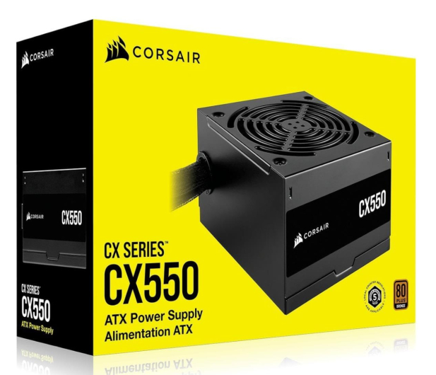 CORSAIR CX550 550W 80+ BRONZE N.MODULAR ATX EU CP-9020277-EU - 1216563 - zdjęcie 7